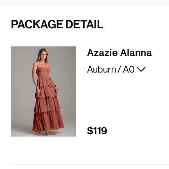 Azazie Auburn Formal Dress - Picture 7 of 7